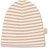 Petit Piao Rose Fawn Beanie Hat Modal Striped