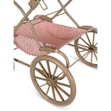 Konges Sløjd Powder Pink Check Doll Pram 8