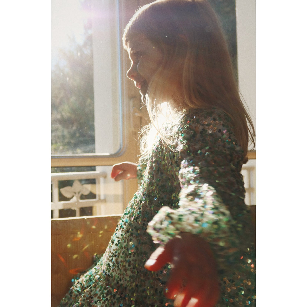 Konges Sløjd Green Lila Sequins Dress 14