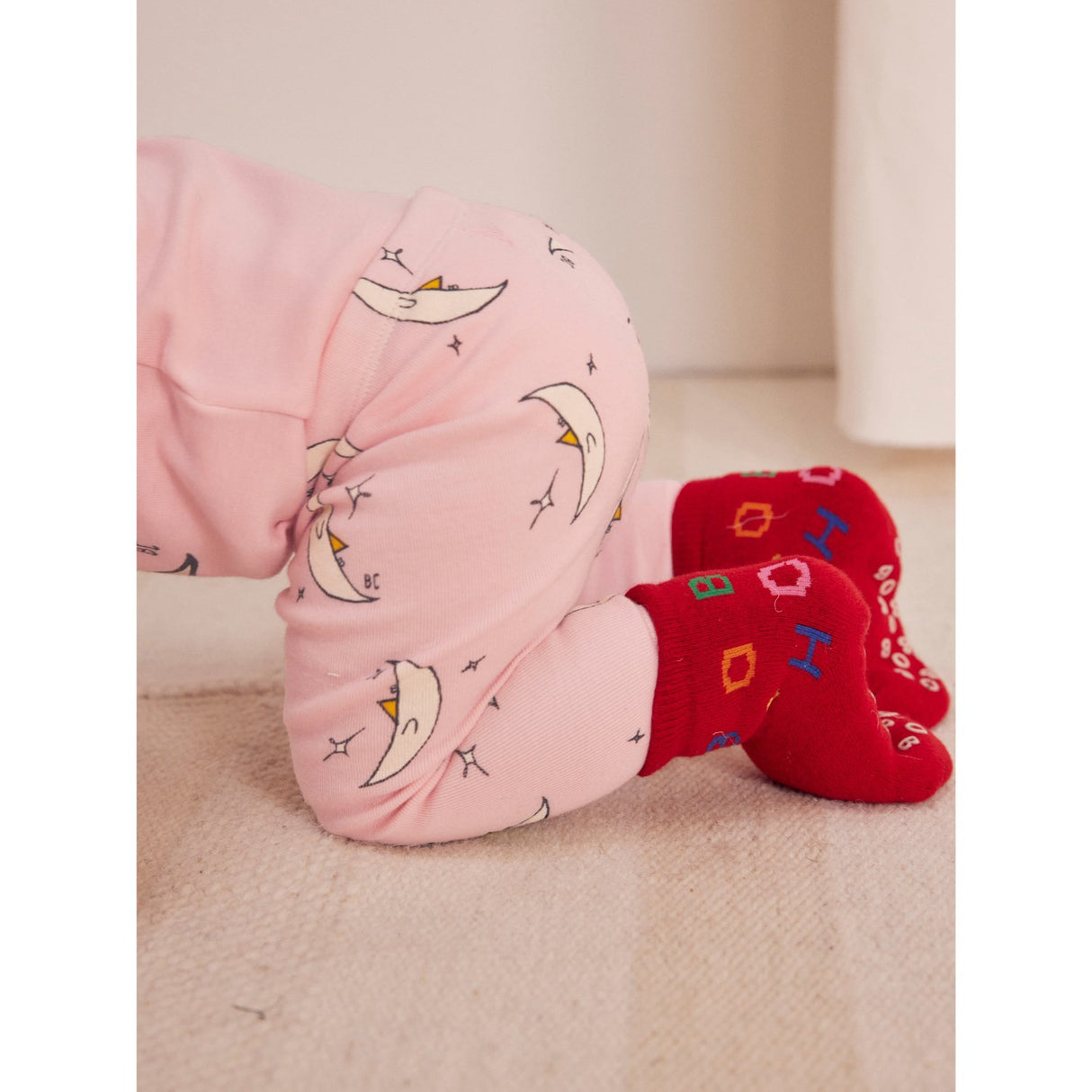 Bobo Choses Light Pink Beneath The Moon Legging 2