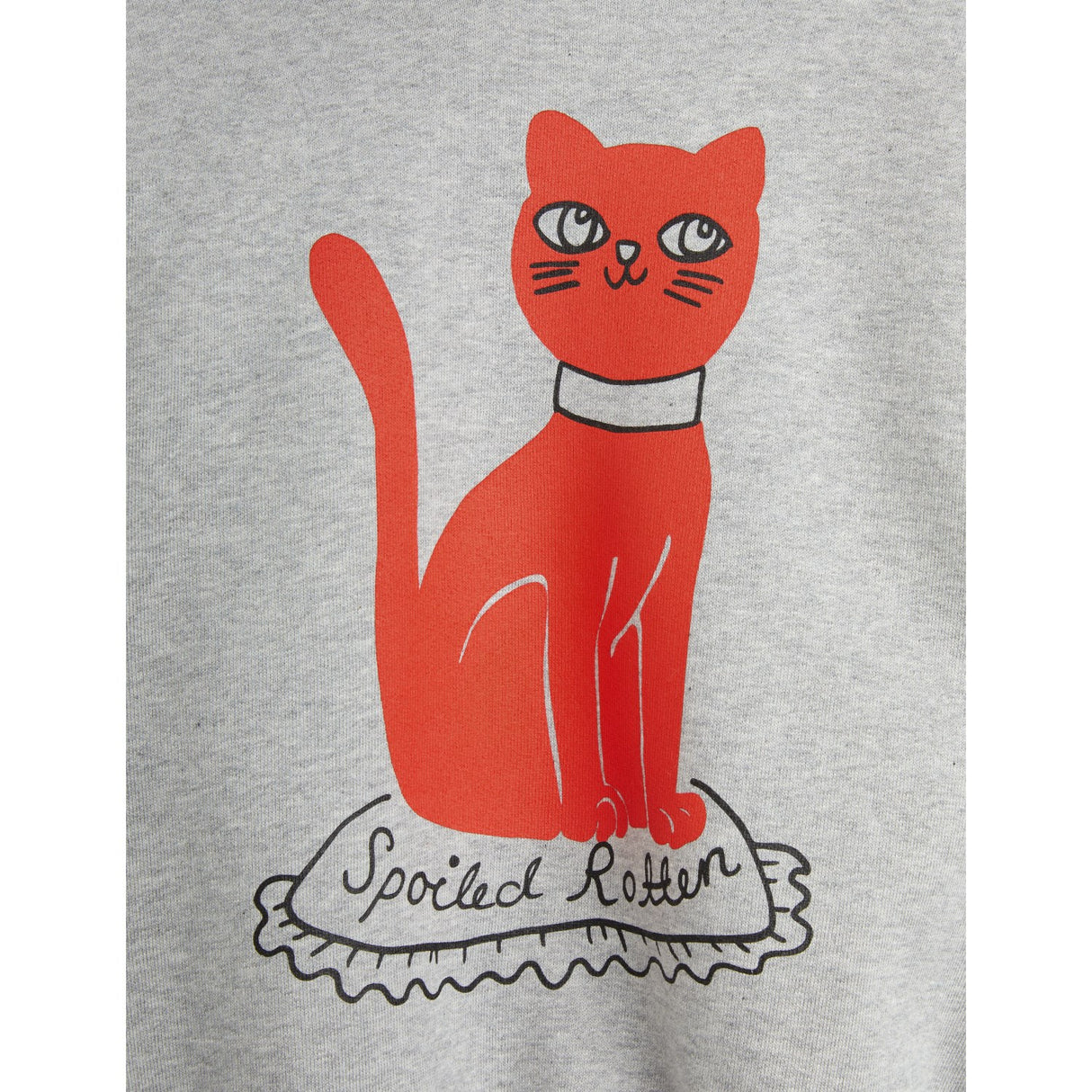 Mini Rodini Grey melange Cat Sp Sweatshirt 5