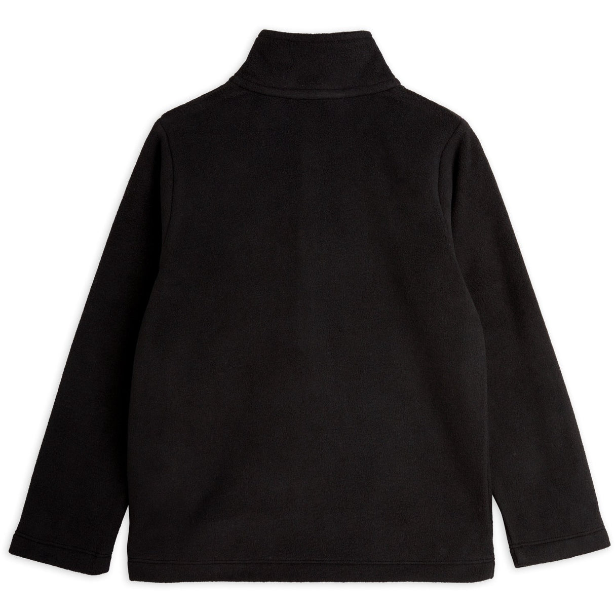 Mini Rodini Black Microfleece Zip Blouse