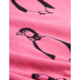 Mini Rodini Pink Penguin Fleece Jacket 4