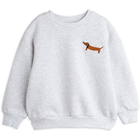 Mini Rodini Grey melange DAnd Emb Sweatshirt