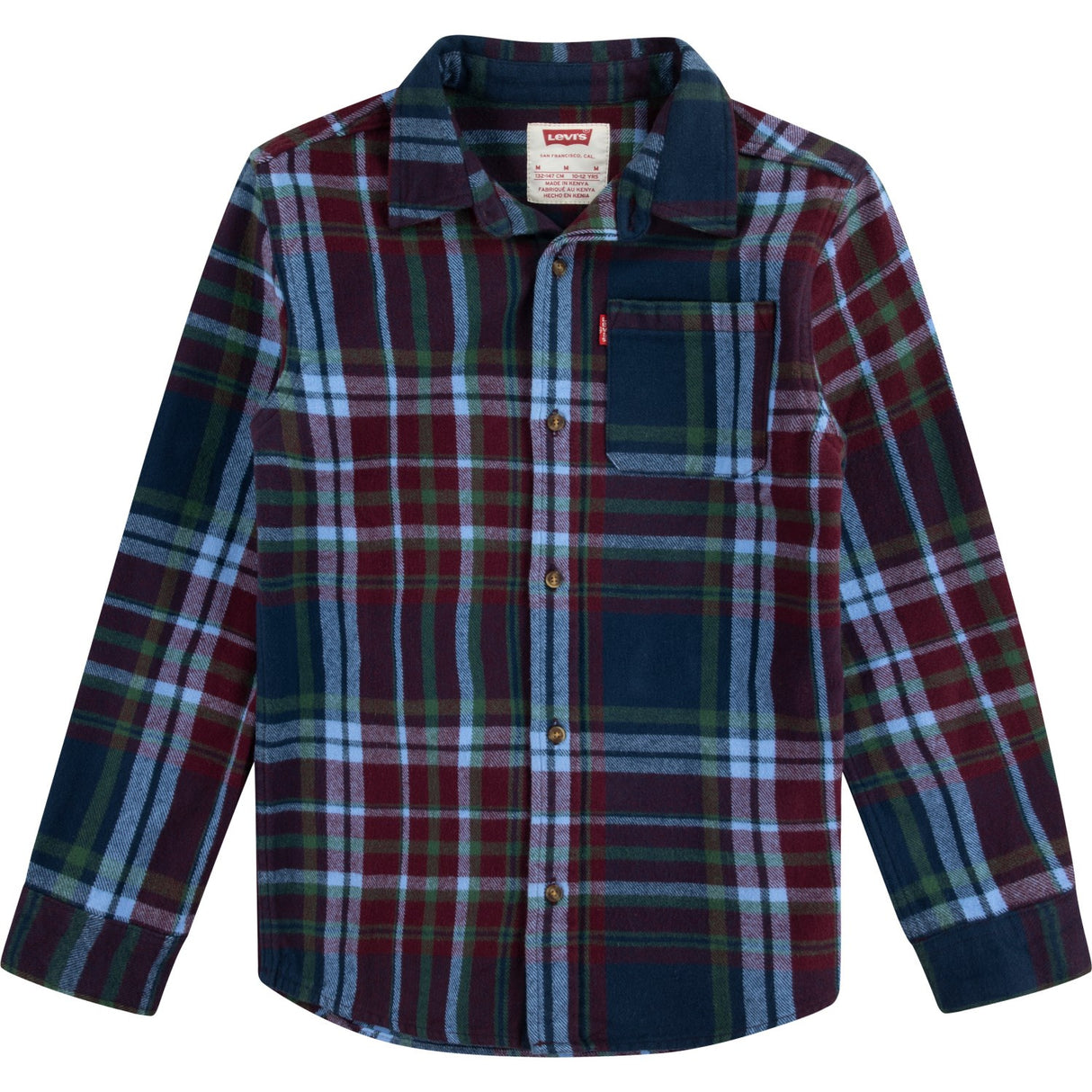 Levi's BROWN Toddler Flannel Shirt