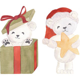 That'S Mine White Wallsticker Santa Bears