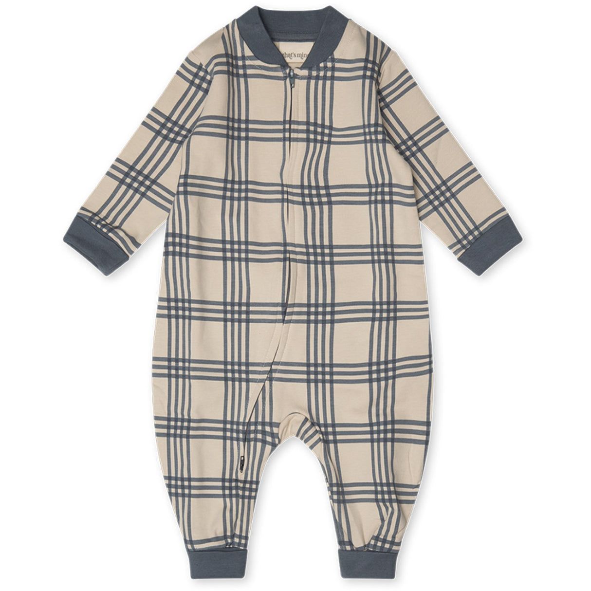 That'S Mine Carreaux Bleu Mick Romper