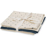 That's Mine Lots Of Love Sky Bora Muslin Cloth 3-Pack