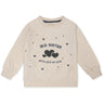 That'S Mine Light Creme Melange Finley Big Sister Sweatshirt