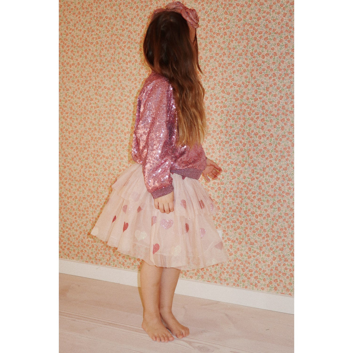 Konges Sløjd Heart Rose Glitter Tullie Skirt