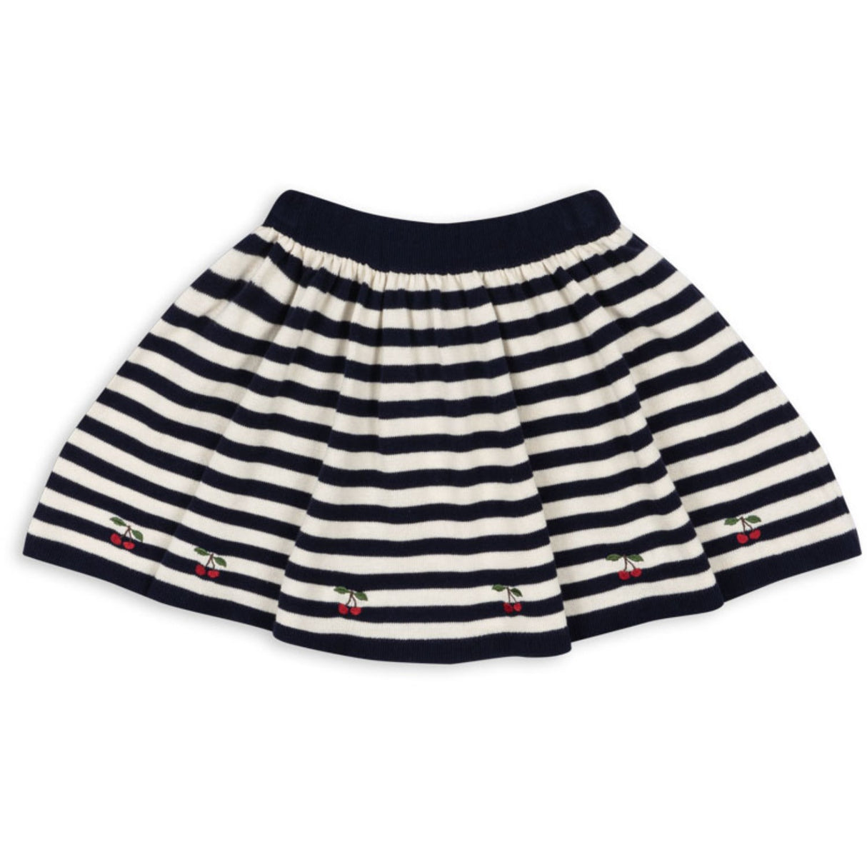 Konges Sløjd Navy Stripe Venton Knit Skirt Gots