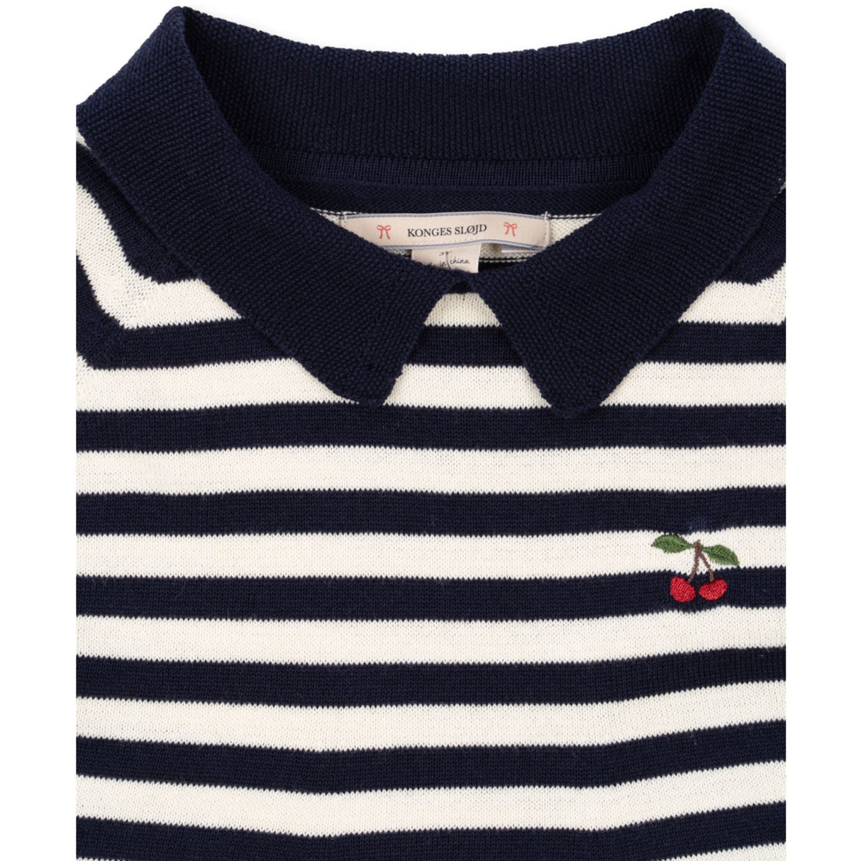 Konges Sløjd Navy Stripe Venton Knit Dress Gots