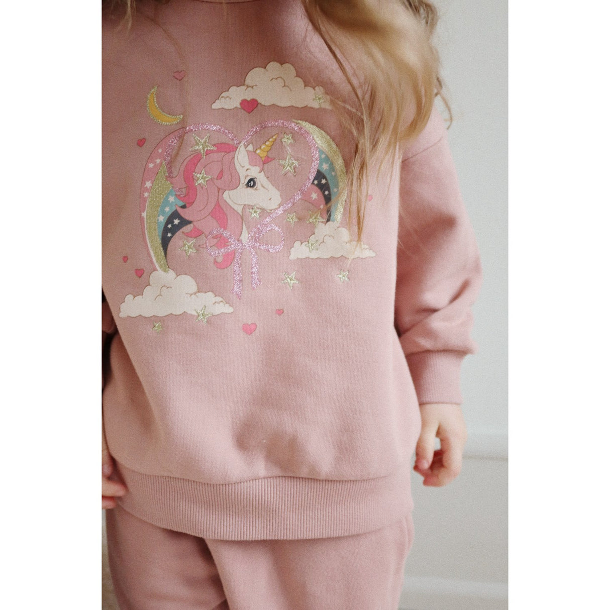 Konges Sløjd MahAndany Rose Lou Glitter Sweat Shirt Ocs