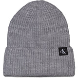 Calvin Klein Grey Heather MonAndram Rib Beanie