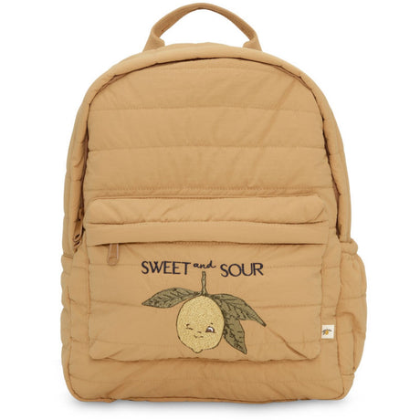 Konges Sløjd Tobacco Brown Juno Quilted Backpack Midi