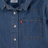 Levi's BLUE Western Peasant Denim Shirt