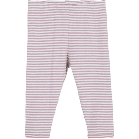 Serendipity Lilac/Offwhite Legging Stripe