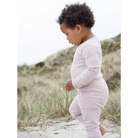 Serendipity Lilac/Offwhite Bodysuit Stripe