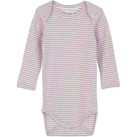 Serendipity Lilac/Offwhite Bodysuit Stripe