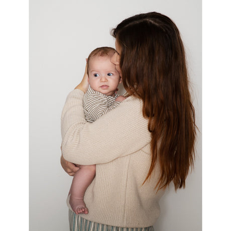 Serendipity Taupe/Offwhite Wrap Bodysuit