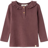 Lil'Atelier Rose Brown Thoro Hou Slim Blouse