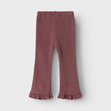 Lil'Atelier Rose Brown Thoro Har Bootcut Pants