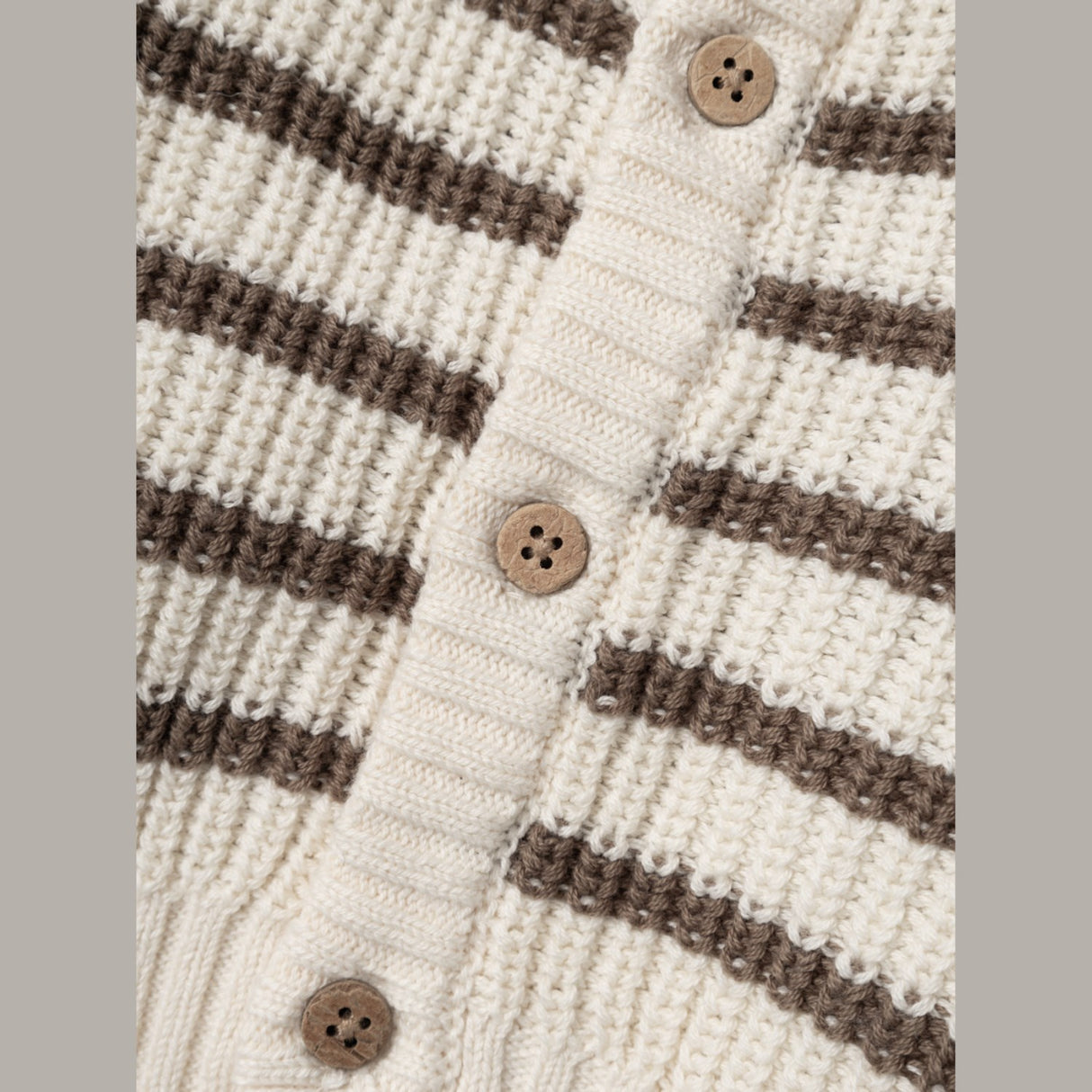 Lil'Atelier Birch Emlen Knit Cardigan Stripe