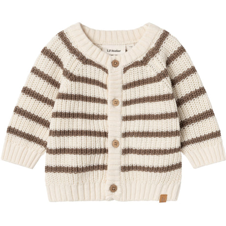 Lil'Atelier Birch Emlen Knit Cardigan Stripe