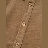 Lil'Atelier Sepia Tint Obert Corduroy Shirt