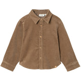 Lil'Atelier Sepia Tint Obert Corduroy Shirt