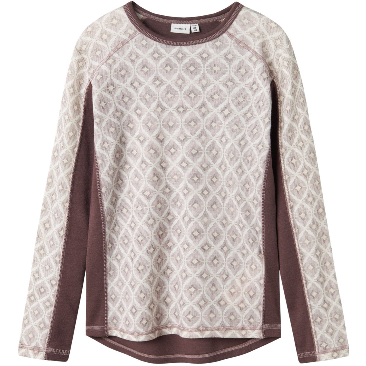 Name It Sparrow AOP Willto Wool Blouse