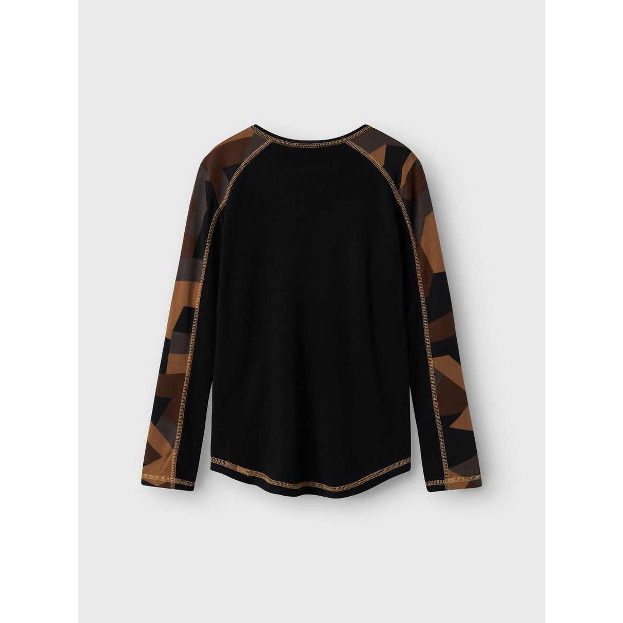 Name It Black AOP Willto Wool Blouse