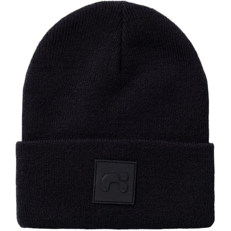 Name It Black Malik Knit Beanie Badge