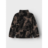 Name It Black Leafless Tree Ogule Teddy Pullover