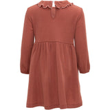 Minimalisma Autumn Blush with Cloudberry contrast Artistic Dress