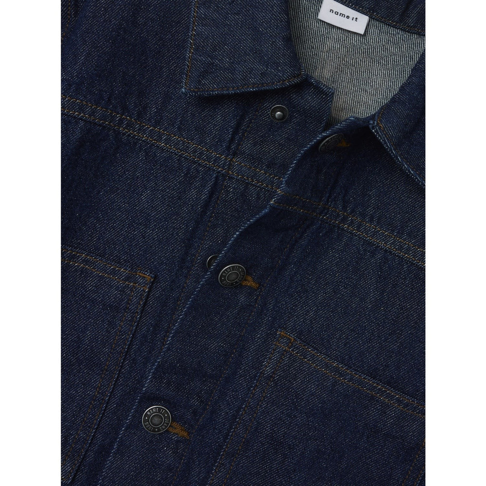 Name It Dark Blue Denim Unwashed Reese Denim Jacket