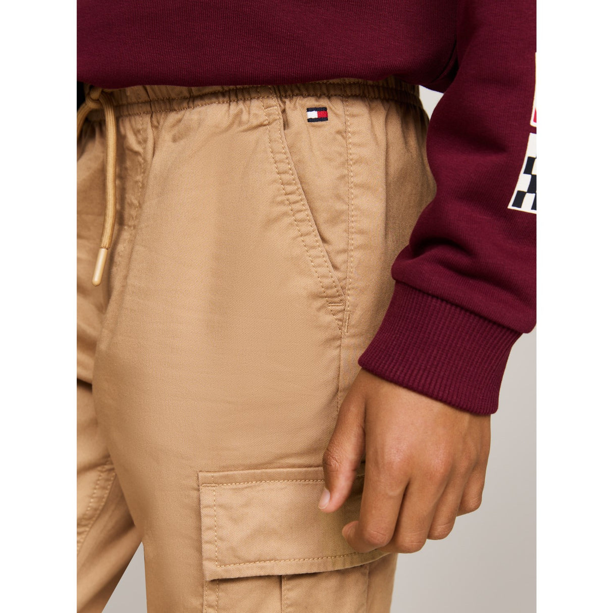 Tommy Hilfiger Classic Khaki Cargo Pull On Pants