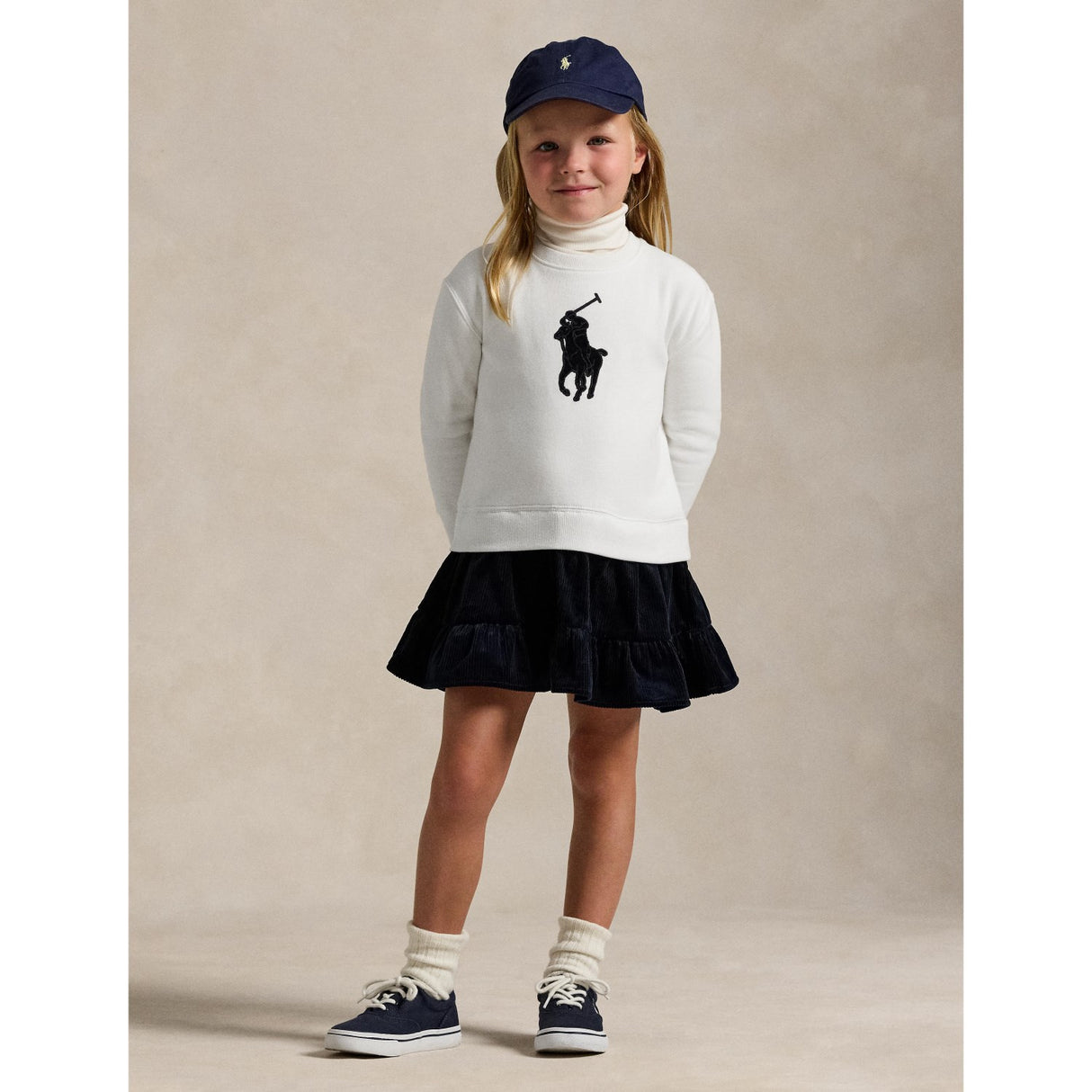 Polo Ralph Lauren Deckwash white w. Navy Day Dress