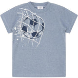 Hust & Claire Mini Blue Fog Melange Arthur T-shirt