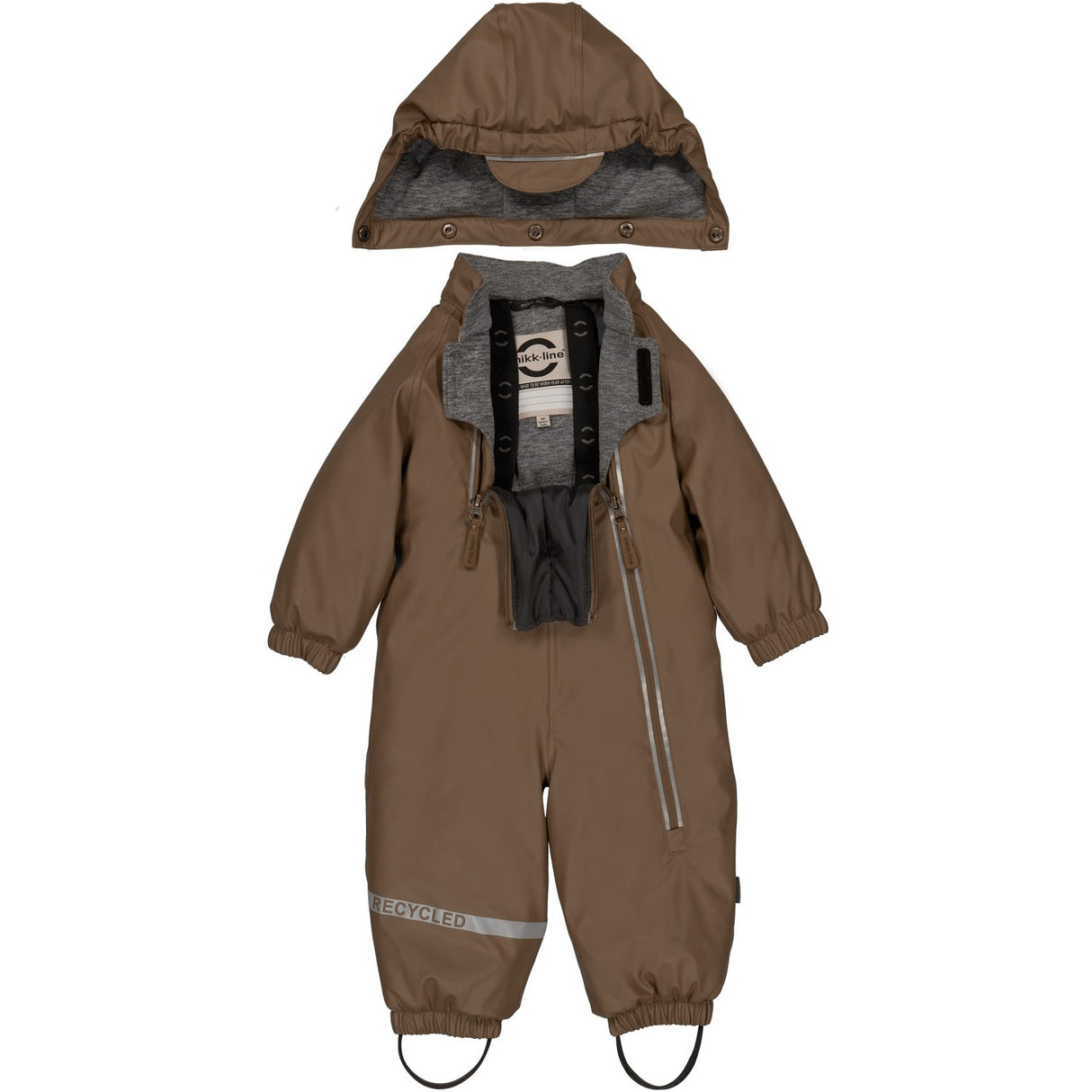 Mikk-Line Chocolate Chip PU Snow Suit 2 Zip Recycled