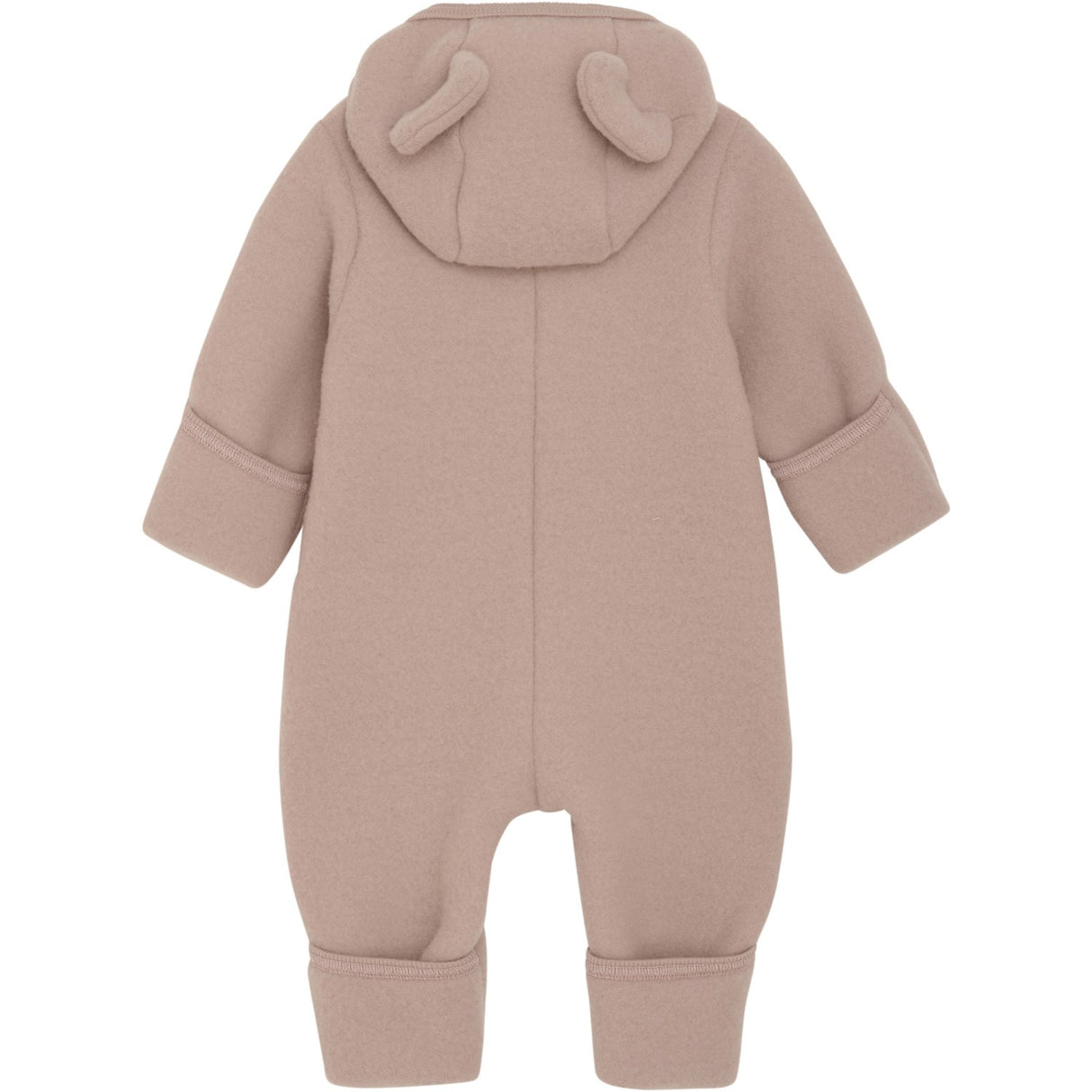 Huttelihut Mahogany Rose Sleepsuit Ears Wool Fleece