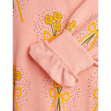 Mini Rodini Pink Winter Flowers Aop Sweatshirt