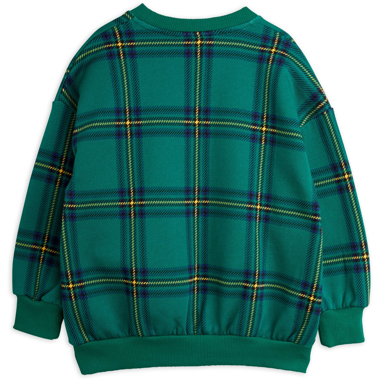 Mini Rodini Green Check Aop Sweatshirt