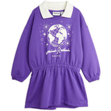 Mini Rodini Purple Mini Rodini Society Sp Sweat Dress