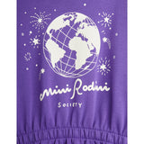 Mini Rodini Purple Mini Rodini Society Sp Sweat Dress