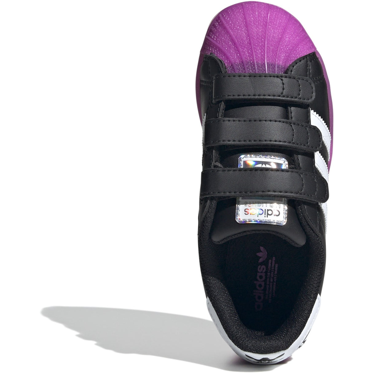 adidas Originals Core Black/Purbur/Cloud White Superstar Led Lights Cf C Sneakers