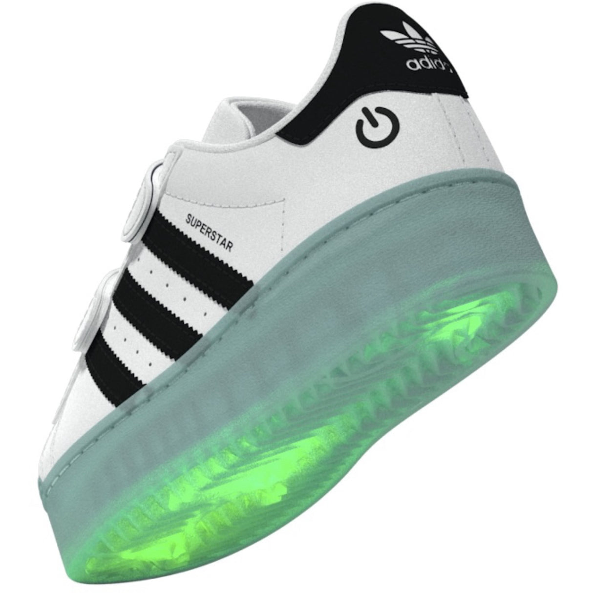 adidas Originals Core White/Seflaq/Core Black Superstar Led Lights Cf I Sneakers