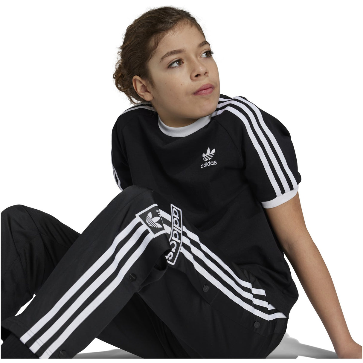 adidas Originals Black/White Adi Break Track Suit Pants