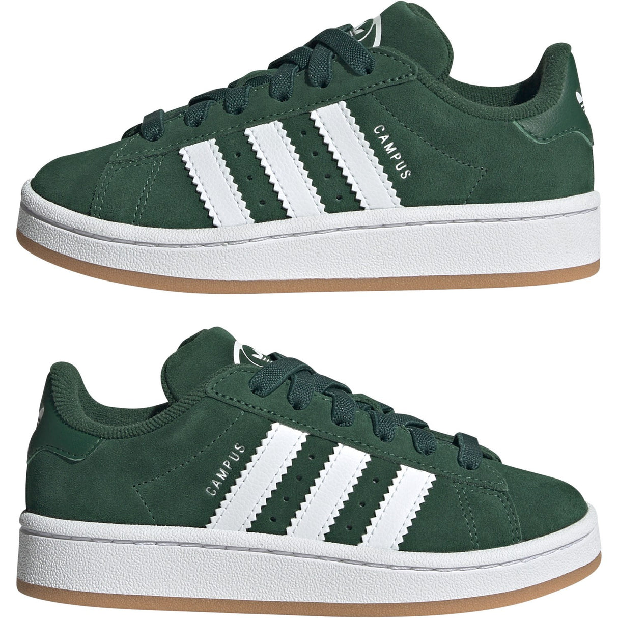 adidas Originals Dark Green / Cloud White / Gum Campus 00S El C Sneakers