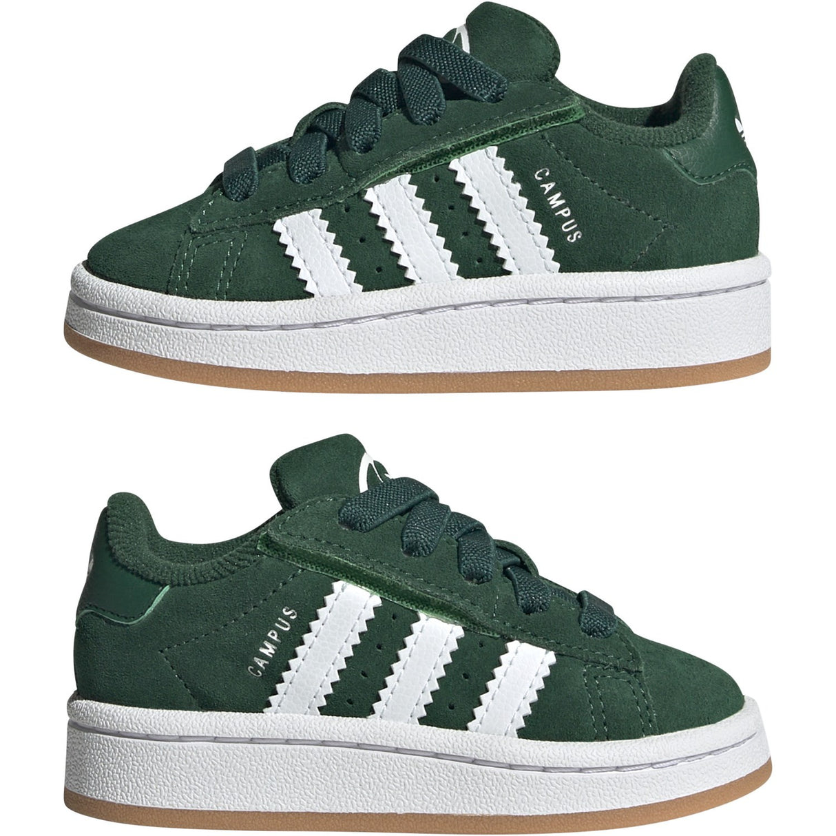 adidas Originals Dark Green / Cloud White / Gum Campus 00S Cf El I Sneakers